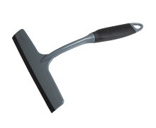 Badskraber m/soft grip grå - G. Funder